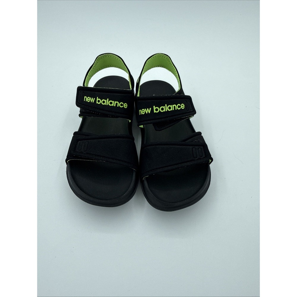 New Balance Little Kids Size 11 Sport Sandal Black Volt